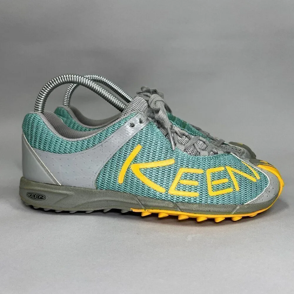 Keen Women's Size 7 Gray & Turquoise Trail Hiking Shoes‎